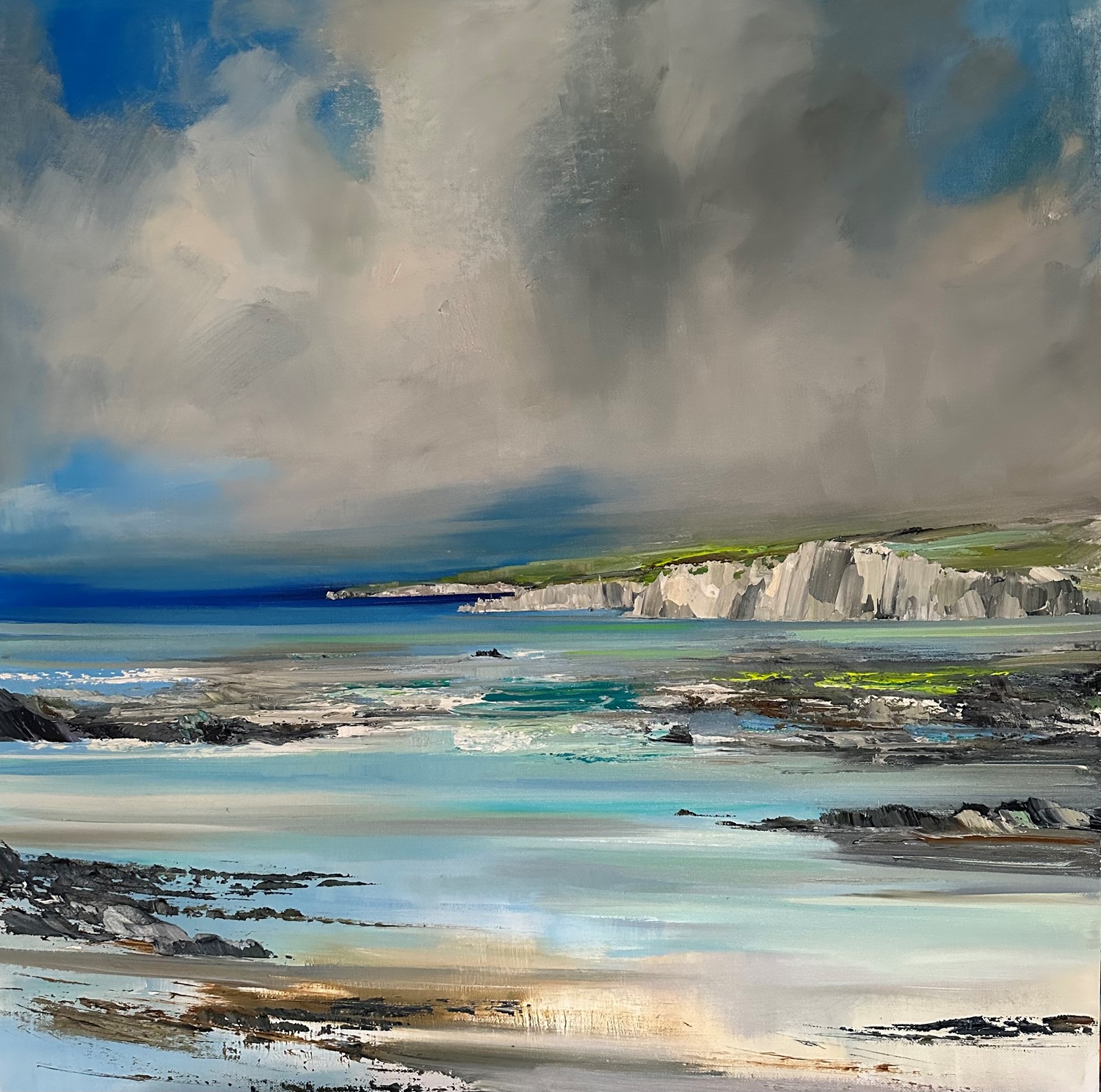 'LIMITED EDITION GICLEE PRINT ‘Light hitting the Cliffs’ ' by artist Rosanne Barr