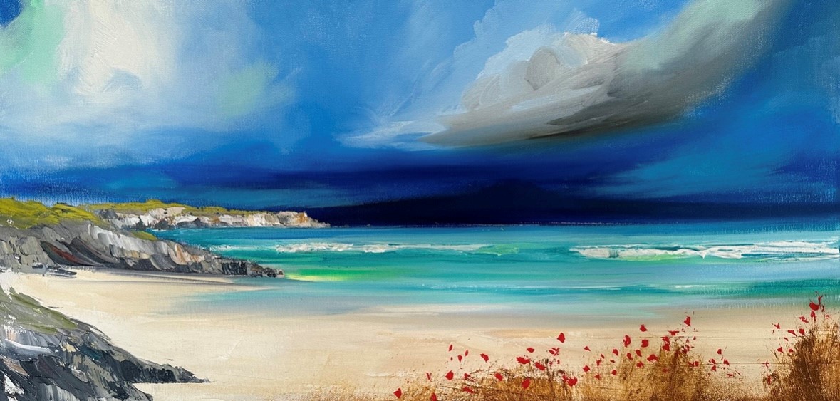 'Poppies by the Coast ' by artist Rosanne Barr