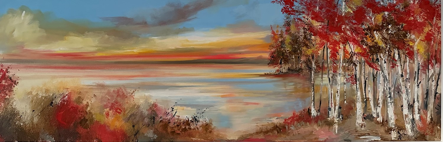 'Coastal Autumn' by artist Rosanne Barr